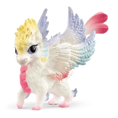 Bild av schleich 70825 Bebé dragon arcoíris i 5 år, BAYALA figur, 10 x 8 cm