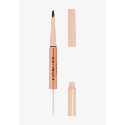 Bild av Makeup Revolution Fluffy BROW Filter DUO Ögonbrynsfärg, Storlek: One Size, Dark brown