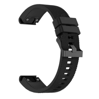 Bild av PHONILLICO Armband för Garmin Fenix 7S/Fenix 6S/Fenix 5S/Instinct 2S/ Descent Mk2S/D2 Delta S silikon svart 20 mm QuickFit