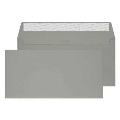 Bild av Creative Colour 25225 färgade kuvert självhäftande storm grå DL 114 x 229 mm 120 g/m² 25 stycken