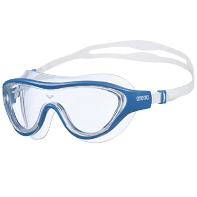 Bild av arena The One Mask anti dimma simmask för vuxna, med stora glas, UV skydd, självjusterande näsbrygga, omloppssäker tätningar