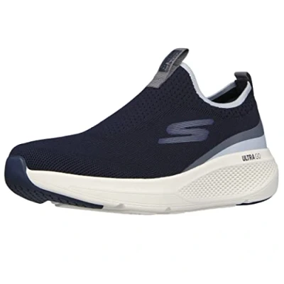 Bild av Skechers herrsko Gorun Elevate atletisk slip on löparsko med stötdämpning., Marinblå/grå, 42 EU