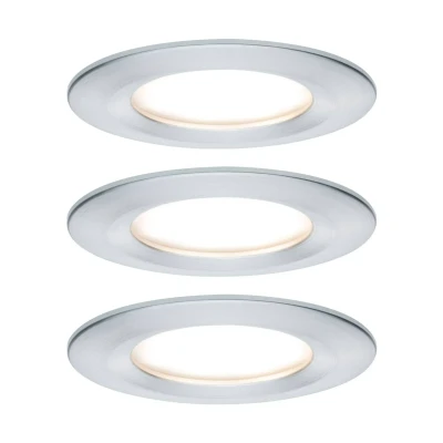 Bild av Paulmann LED infälld spot Nova Coin 3 aluminium rund dimbar