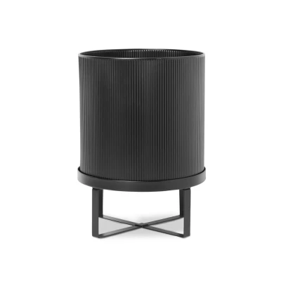 Bild av Ferm Living Bau Pot Blomkruka Large Black W28 x D28 H38 cm