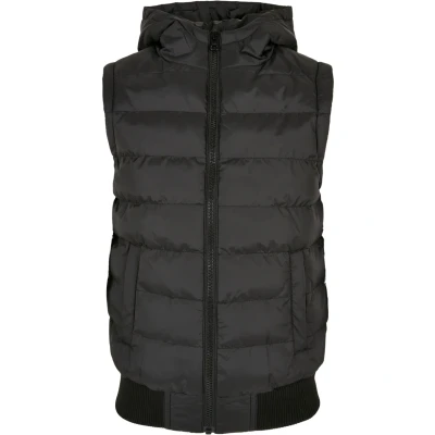 Bild av Urban Classics Small Bubble Hooded Väst för barn, Storlek: 122/128, black