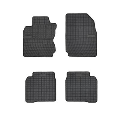 Bild av FROGUM 0453 Ensemble de tapis sol Caoutchouc avant et arrière 4 noir Sur mesure NISSAN: Note I