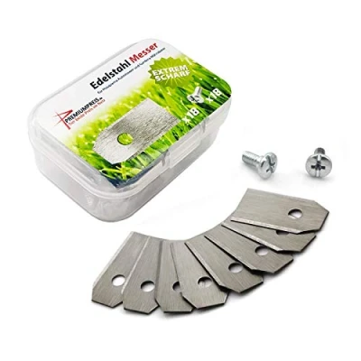 Bild av Byte av knivblad för Husqvarna Automower/Gardena Mährobotor (0,75 mm/3,1 g) inkl. skruvar Premiumpriis® (18)