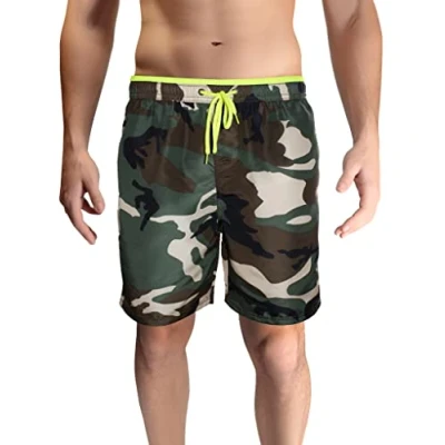 Bild av Baddräkt för Män. Snabbtorkande Badshorts, Baddräkt, Strand. V1507, storlek M.
