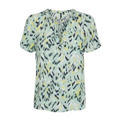Bild av VERO MODA VMMENNY String SS TOP WVN GA, Katydid/Aop: hally, XS