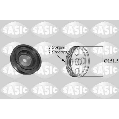 Bild av SASIC 2154022 Poulie Damper RENAULT: CLIO 3, TWINGO 2, Modus / Grand