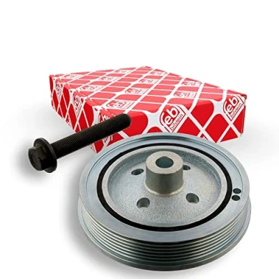 Bild av febi BILSTEIN 34847 Poulie Damper 6PK 146 5 avec vis, pour vilebrequin Plus FORD: Transit Connect Mk1 Van, Focus 2, 3/5 portes