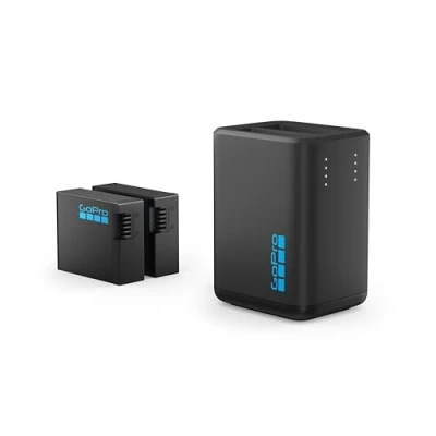 Bild av GoPro Dual Battery Charger + 2 Enduro uppladdningsbara batterier (HERO13 Black) Officiellt tillbehör