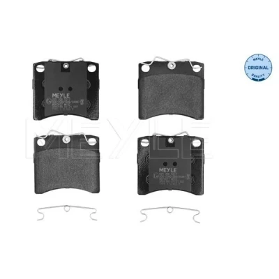 Bild av MEYLE 025 206 5217 Jeu de plaquettes frein ORIGINAL Quality Essieu avant contact signal d&#039;usure exclu avec tôle anti bruit
