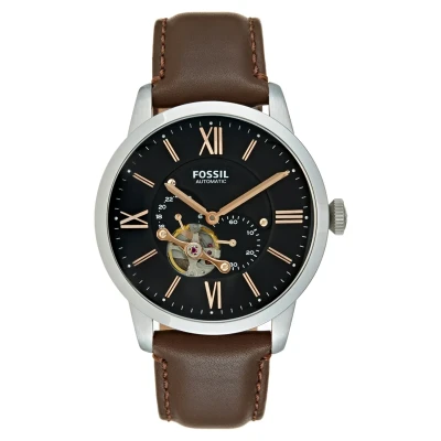 Bild av Fossil Townsman Klocka, Storlek: One Size, Dunkelbraun