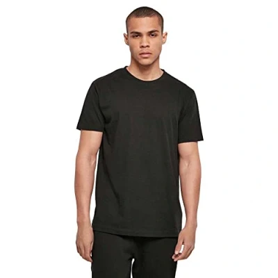 Bild av Build Your Brand Basic Round Neck T shirt för män, Svart, L