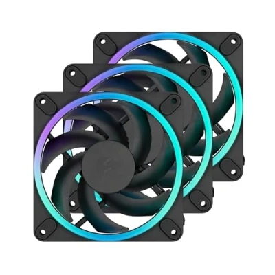 Bild av Fractal Design Momentum 12 RGB, 3 pack, Svart Datorfläkt