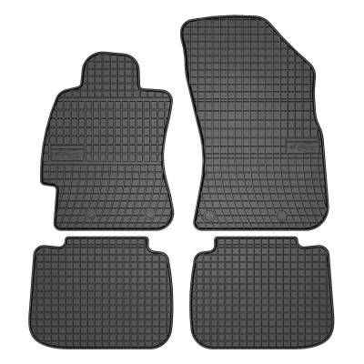 Bild av FROGUM 547174 Ensemble de tapis sol Caoutchouc avant et arrière 4 noir Sur mesure