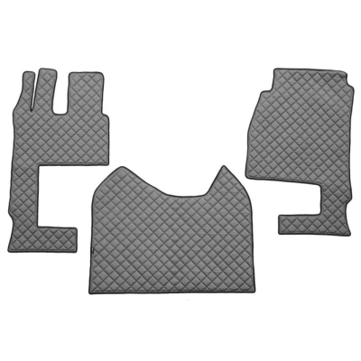 Bild av F CORE FL04 GRAY Ensemble de tapis sol Similicuir avant 3 gris