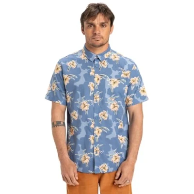 Bild av Quiksilver Apero MIT Kurzen ÄRMELN Skjorta, Storlek: Small, Blq