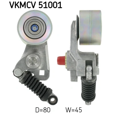 Bild av Spännrulle, aggregatrem SKF VKMCV 51001