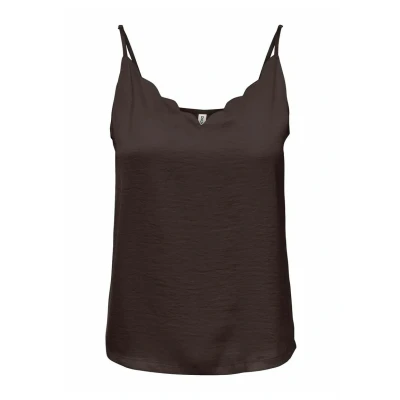 Bild av ONLY Onldebbie Singlet Linne, Storlek: 34, Chocolate torte