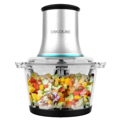 Bild av Cecotec Elektrisk Mathackare Chopbeat 2000 Vindaloo Glass. 500W Effekt, Kotletter, Kotletter Och Snitt, 4 Bladigt Rostfritt Stålblad, 2 Hastigheter, 500 G Glasskål