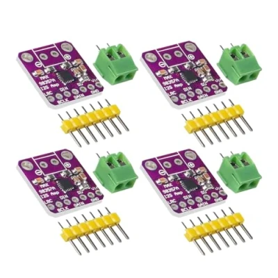 Bild av 4 stycken MAX98357 I2S 3 W DAC avkodare breakout modul stöder ESP32 Raspberry Pi