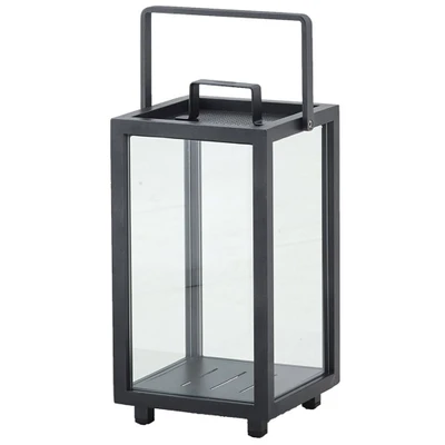Bild av Cane line Lighthouse Outdoor Lantern Lykta Lava Grey Small B: 23 x D: H: 42 cm