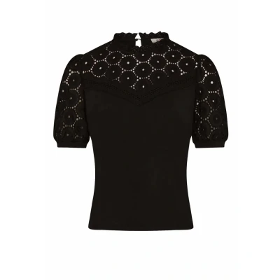 Bild av Morgan Shortsleeved Blus, Storlek: XS, Noir