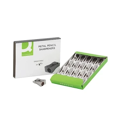 Bild av Q Connect Metal Pencil Sharpener (Pack of 20) KF02218