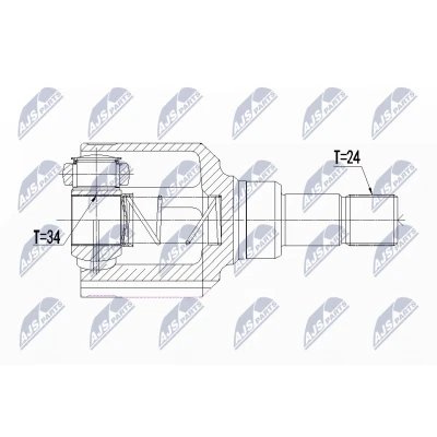 Bild av Ledsats, drivaxel Pascal G8P002PC