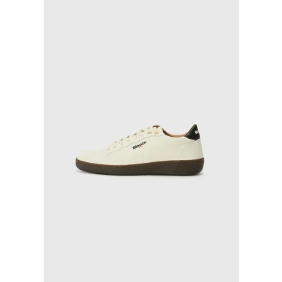 Bild av Blauer, F4MURRAY01, sneakers läder, mode herr, Svart vit, 44 EU