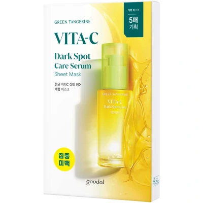 Bild av Goodal Green Tangerine Vita C Dark Spot Care Serum Sheet Masks 5P Set 140 g