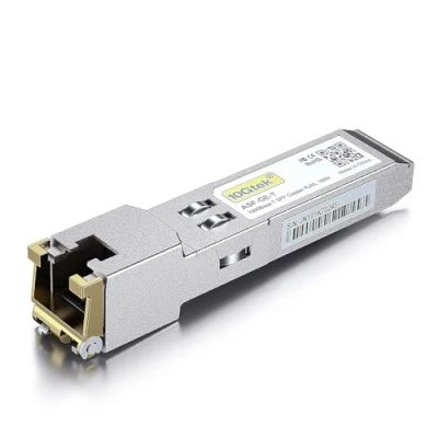 Bild av 1G SFP to RJ45 Mini Gbic Module 100 meter, 1000Base T Copper Transceiver Compatible for Cisco GLC T/SFP GE T, Meraki MA 1GB TX, Ubiquiti UniFi UF 1G, Netgear, Zyxel, D Link, TP Link and more
