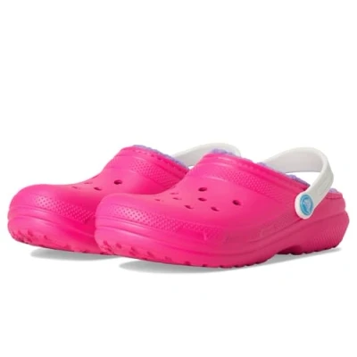 Bild av Crocs Classic Lined Clog K Träsko unisex barn, Pink Crush/Multi, 36/37