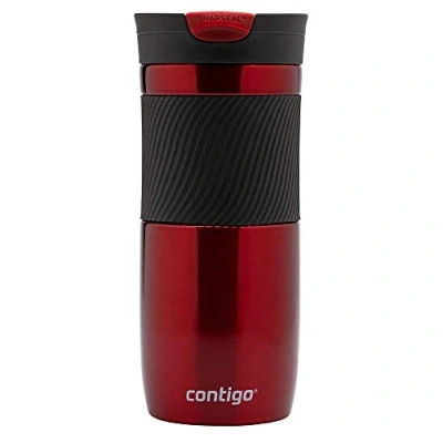 Bild av Contigo Byron termos, läckagesäker termos av rostfritt stål, kaffe i farten, diskmaskinsäkert och BPA fritt lock, upp till 6 timmar varm dryck, perfekt för arbete, bil 470 ml