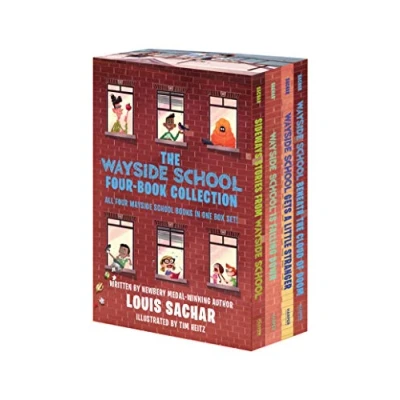 Bild av the Wayside School 4 Book Box Set: Sideways Stories from School, Is Falling Down, Gets a Little Stranger, Beneath Cloud of Doom