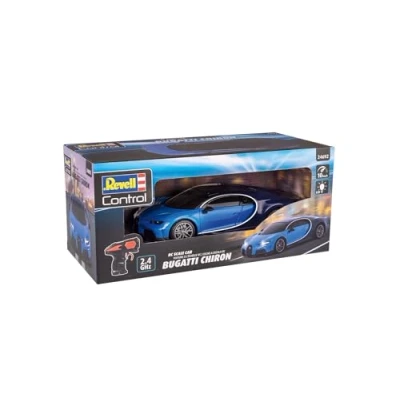 Bild av Revell Control I RC Scale Car Bugatti Chiron skala 1:24 2,4 GHz fjärrkontroll LED frontbelysning hastighet 10 km/h Längd 198 mm Från 8 år