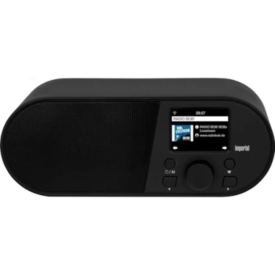 Bild av Imperial i105 Internetradio (WLAN, mediaspelare, USB, DLNA, färgskärm, väckarklocka, appstyrning) svart