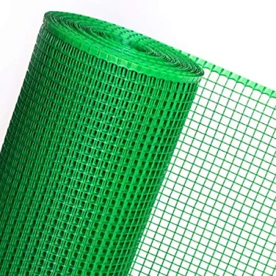 Bild av HaGa® Fjäderfästaket 1,2 m höjd 15 mm plaststaket, grönt (metervara) växtkompatibelt ruttningståligt UV skydd
