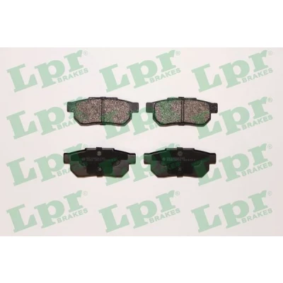 Bild av LPR 05P072 Jeu de plaquettes frein HONDA: CRX 2, PRELUDE 3, ACCORD 3 Aerodeck, ROVER: 400 3/5 portes