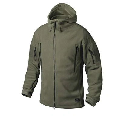Bild av Patriot dubbel fleece utomhusjacka från Shadow Grey, Oliv, XL
