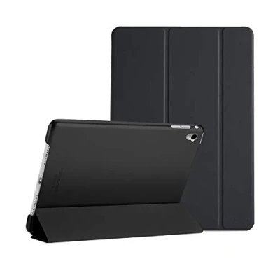 Bild av ProCase iPad Pro 9,7 tum ultratunt smart fodral, lätt skyddsfodral med genomskinligt frostad baksida för Apple (A1673, A1674, A1675) svart