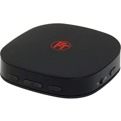 Bild av FeinTech Bluetooth 5.0 ljudsändare mottagare aptX HD låg latens Toslink SPDIF, svart