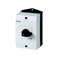 Bild av Eaton T0 3 8401/I1, Vippströmställare, 3P, Plast, Svart, Vit, IP65, 80 mm