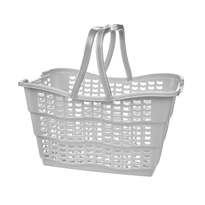 Bild av keeeper Praktisk Alma shoppingkorg, robust plast (PP), 40 x 29 22,5 cm, 15 l, nordisk grå