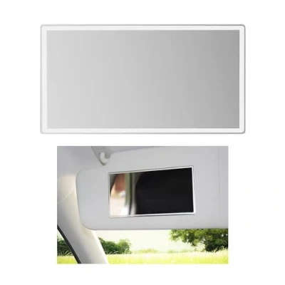 Bild av 1 styck bil solskydd sminkspegel, biltillbehör interiör, liten spegel, bilinteriör makeupspegel, bilryggstöds självhäftande sminkspegel