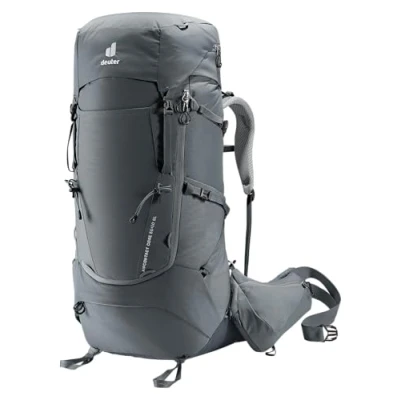 Bild av deuter Aircontact Core 55 + 10 SL vandringsryggsäck för kvinnor, Färg: Svart, 55+10 L, Minimalistisk
