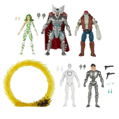 Bild av Marvel Hasbro Legends Series: X Men skurkar, 60 årsjubileum actionfigur set, 15 cm actionfigurer, flerfärgad