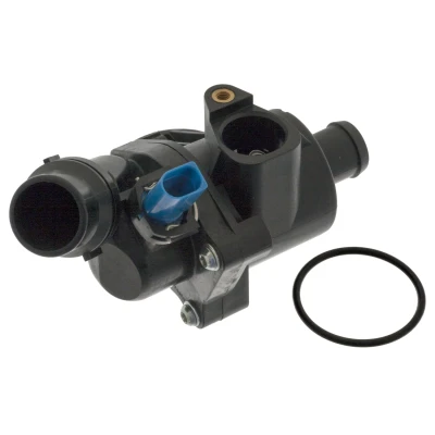 Bild av SWAG 30 10 0313 Boîtier du thermostat avec joint d&#039;étanchéite commutateur de température VOLKSWAGEN: Passat B5 GP Berline, AUDI: A4 B6 Avant